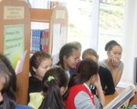 5 сентября Центральную библиотеку п. Тура посетили с экскурсией по библиотеке учащиеся Туринской средней школы - интернат имени А. Н. Немтушкина